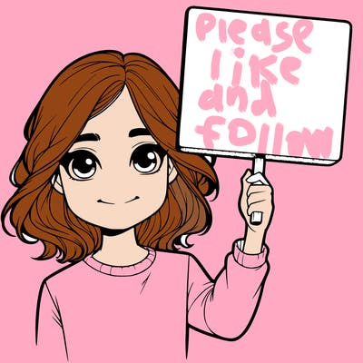 realistic girl holding up a sign