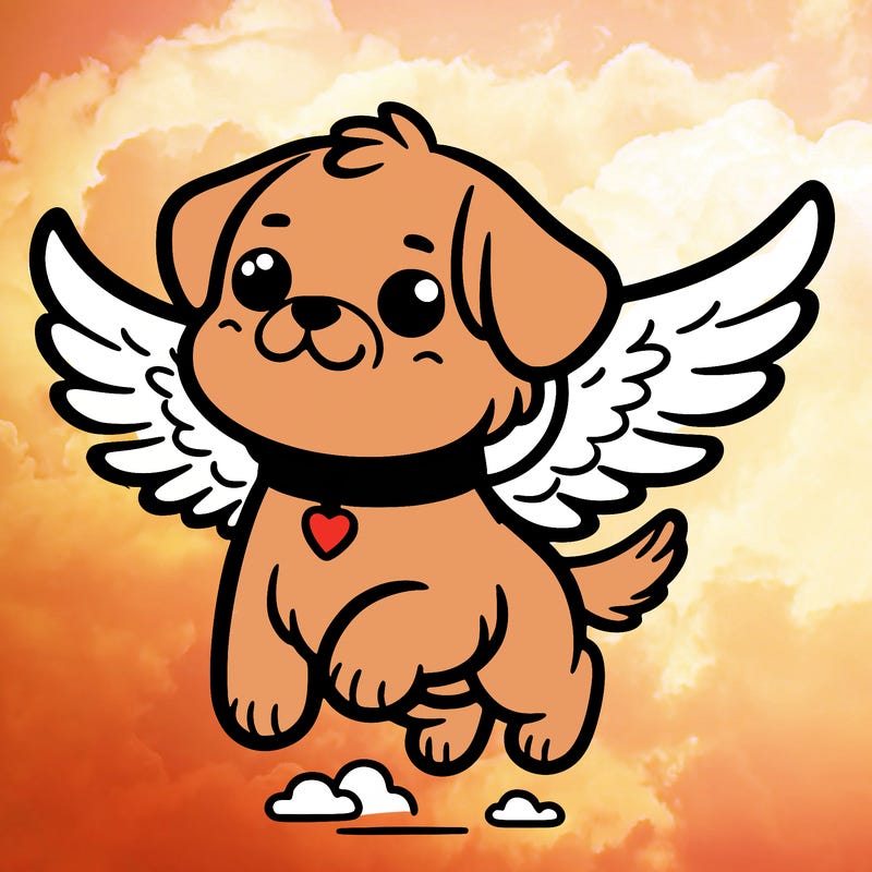 dog with wings