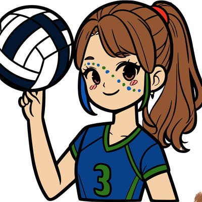 volleyball girl