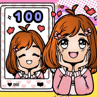 girl asking for 100 likes please