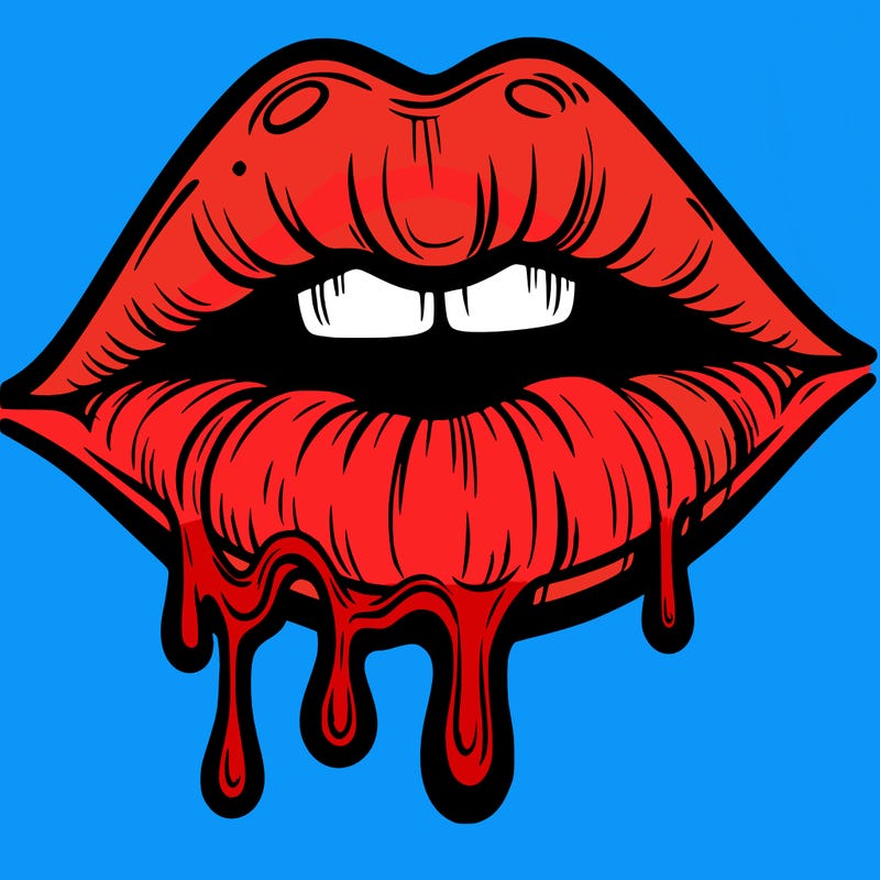 lips that look realistic and drip