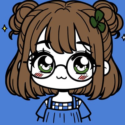 cute girl with glasses