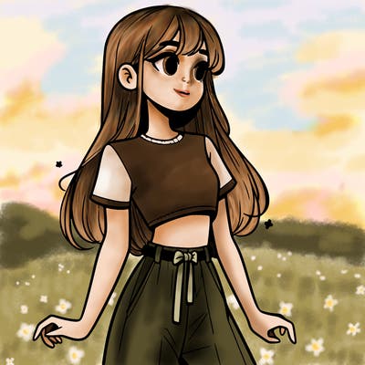 girl in a cute crop top