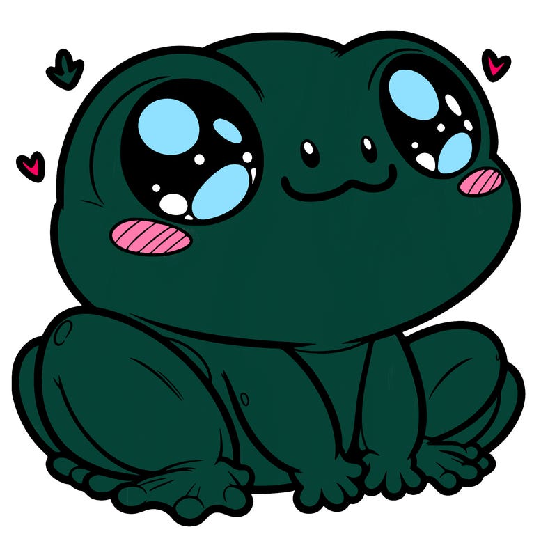 cute frog person realistic