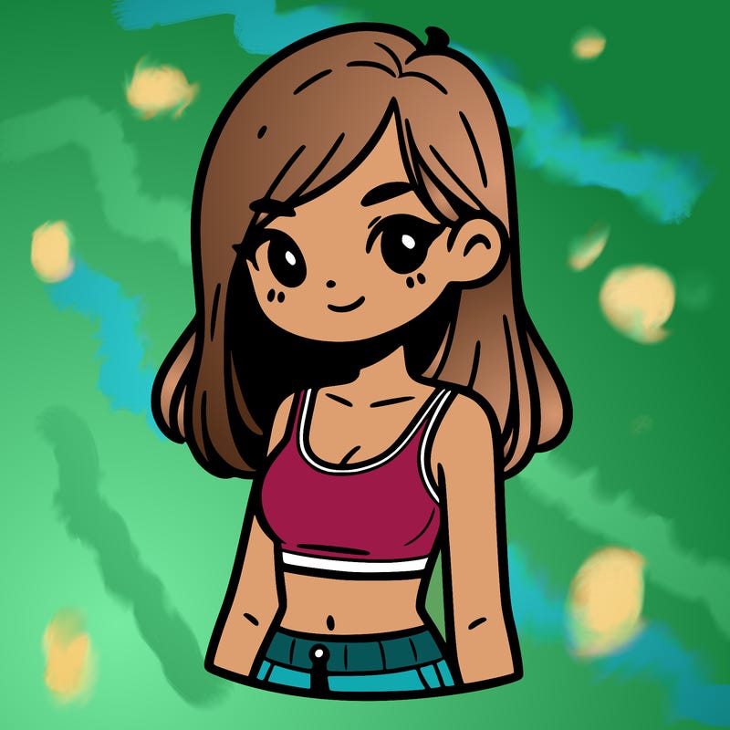 girl with crop top