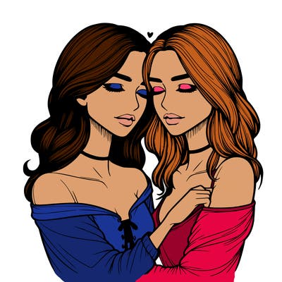 realistic girls in love