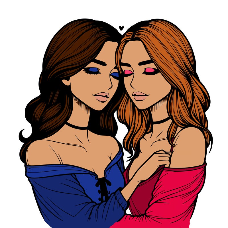 realistic girls in love