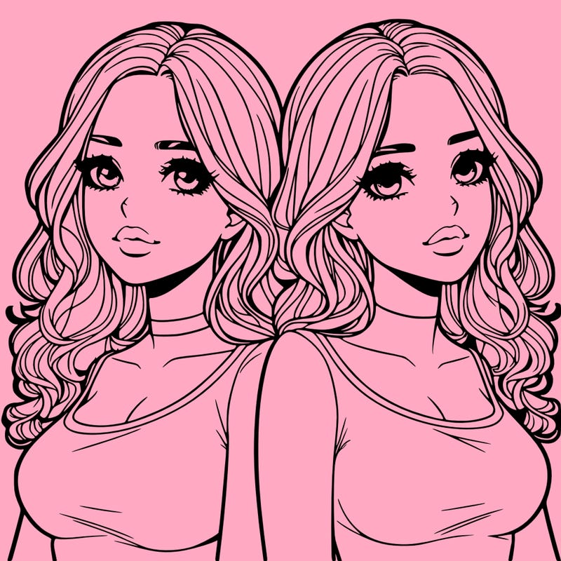 realistic twin sisters