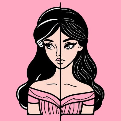 an aesthetic girl
