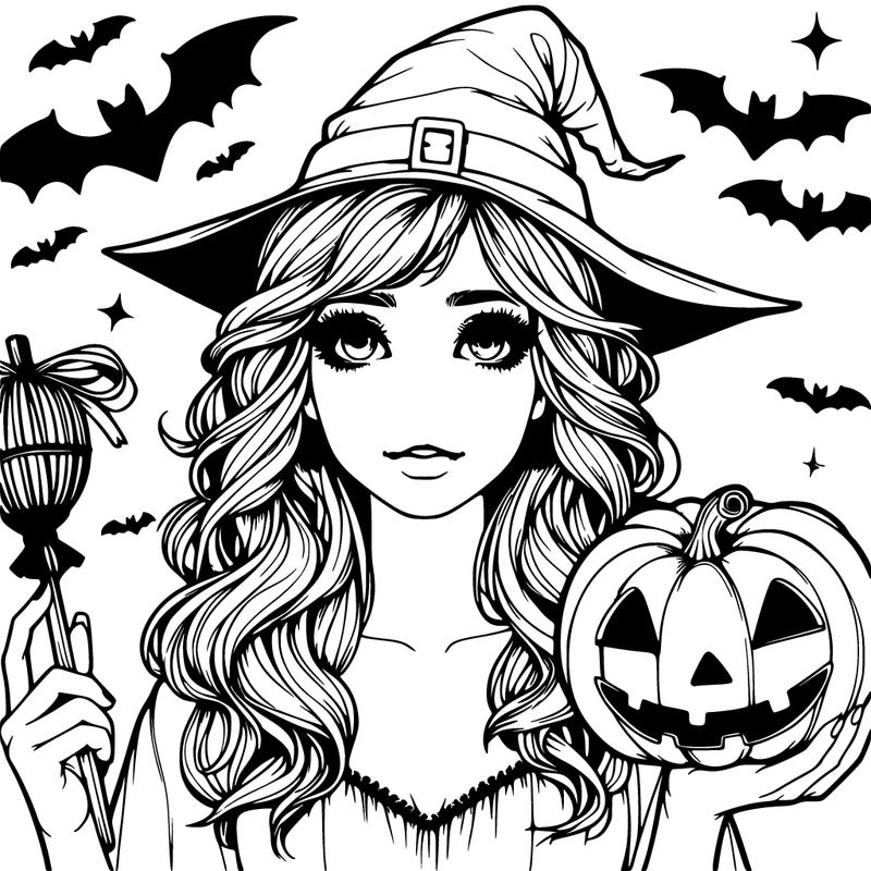 halloween realistic girl