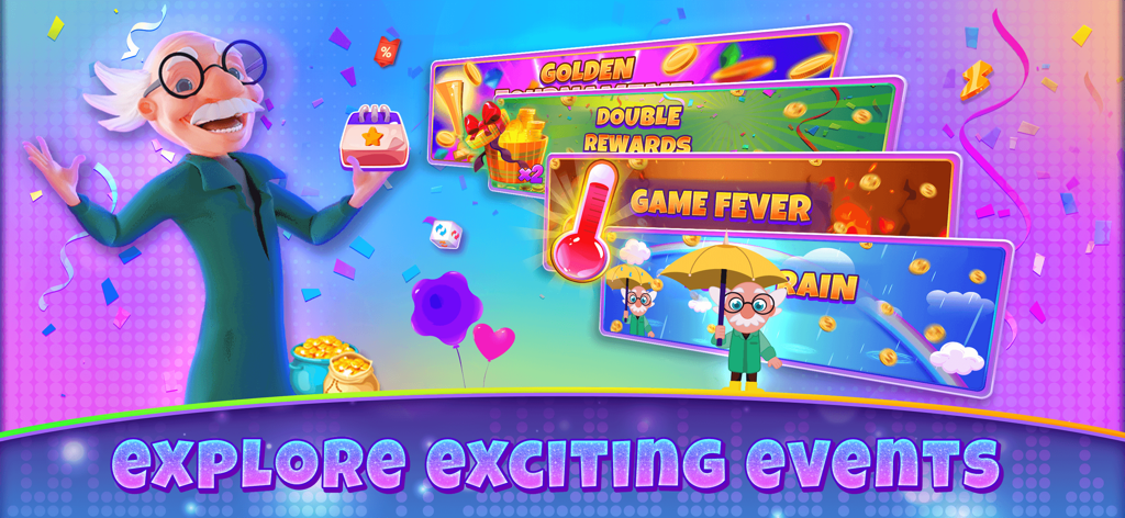 Dr. Bingo - VideoBingo + Slots - Dr. Bingo character showcasing exciting game events and tournaments