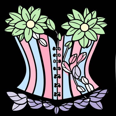 flower corset