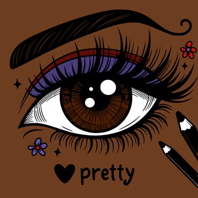 pretty eye