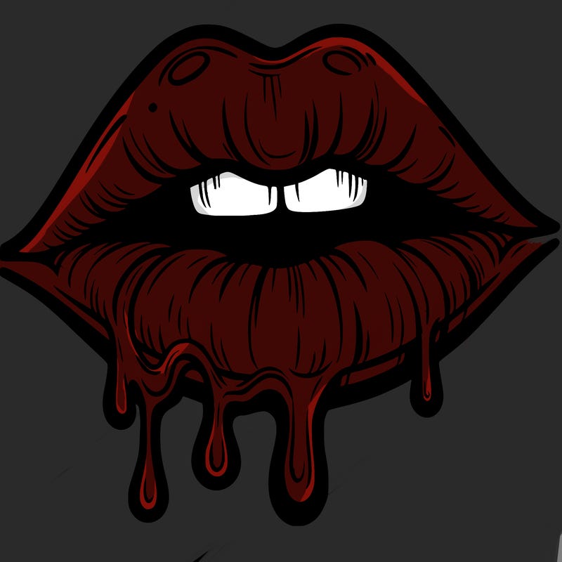 lips that look realistic and drip