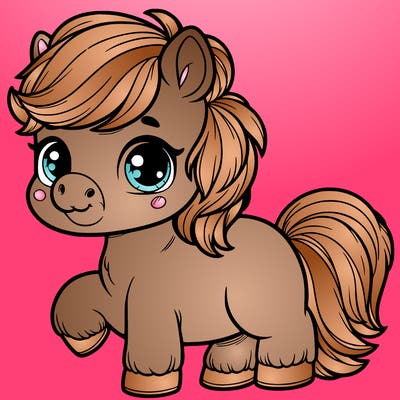 cute horse