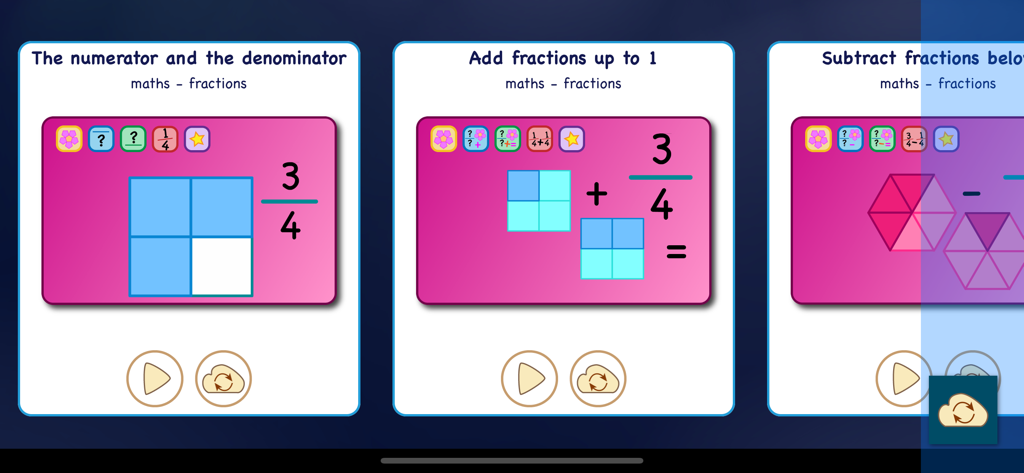 Fractions & Shapes - Education App | MWM