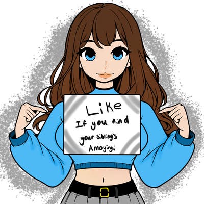 girl holding a blank sign in a long sleeve crop top