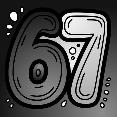 the number 67