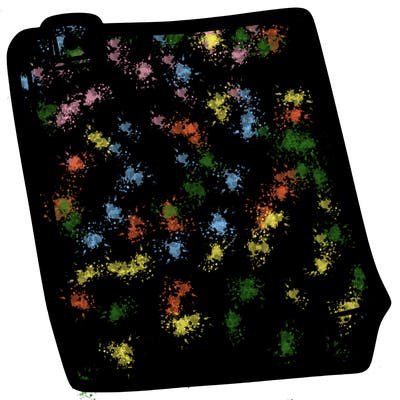 a blank piece of paper with absolutely nothing on it