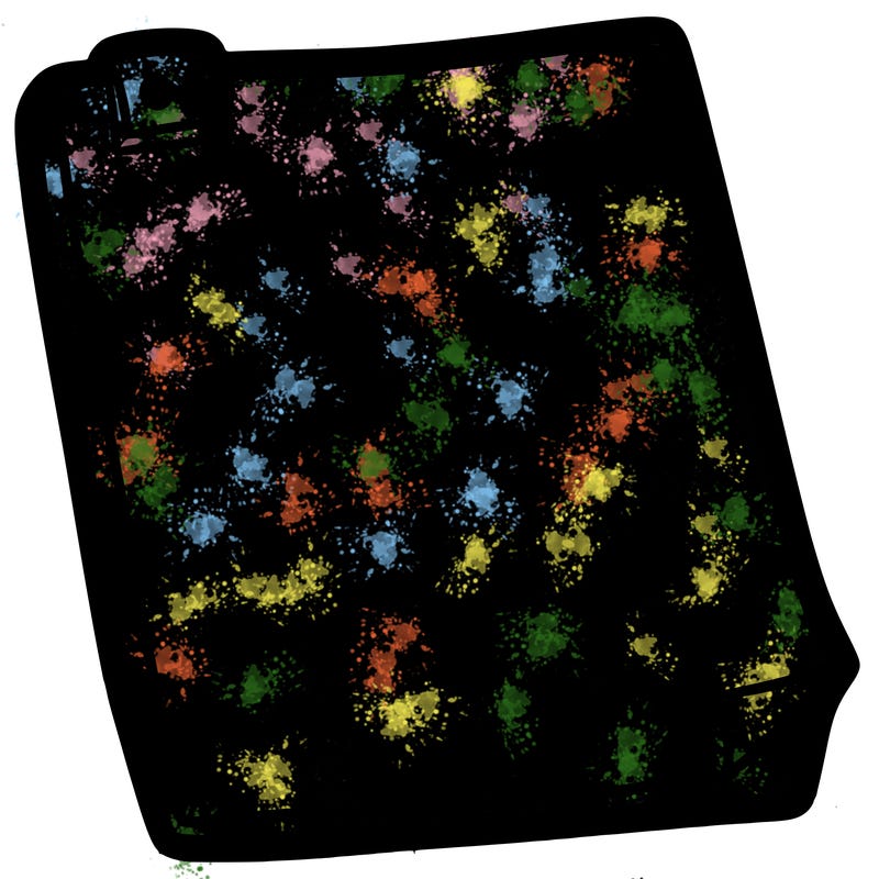 a blank piece of paper with absolutely nothing on it