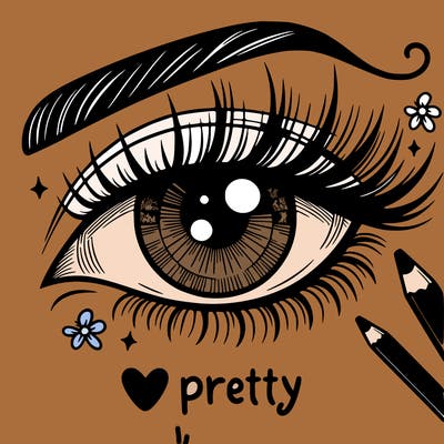 pretty eye