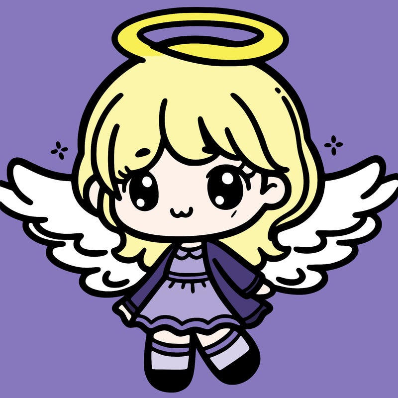 cute angel girl