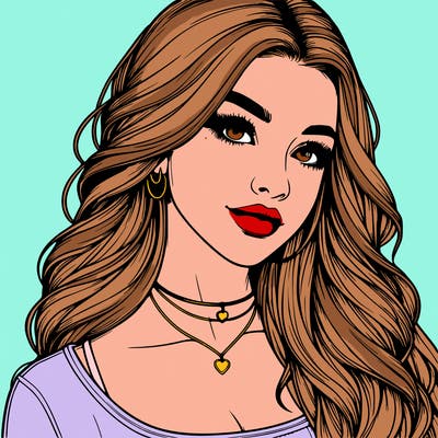 detailed realistic girl