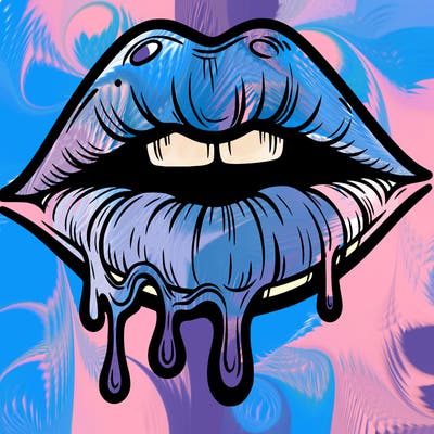 lips that look realistic and drip