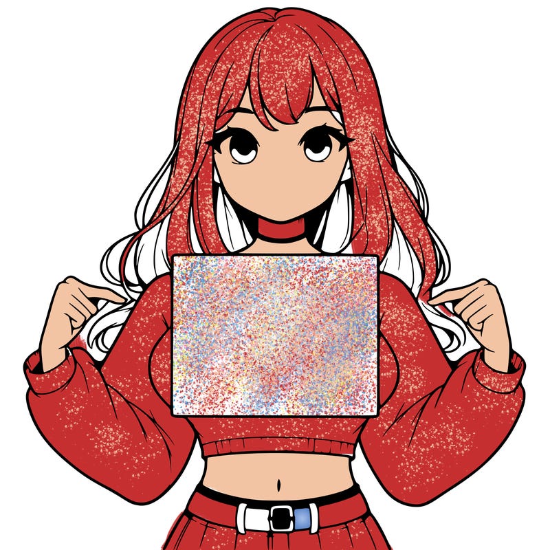 girl holding a blank sign in a long sleeve crop top
