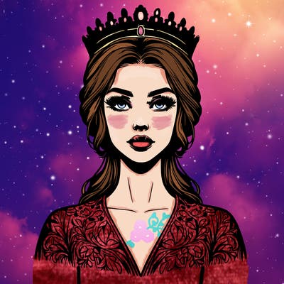 realistic beautiful queen