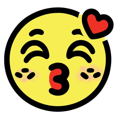 kissing emoji