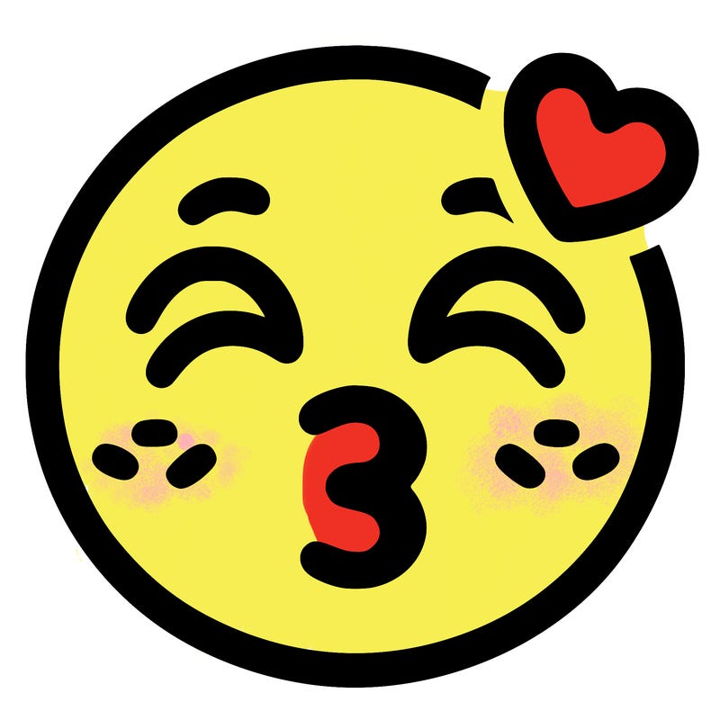 kissing emoji