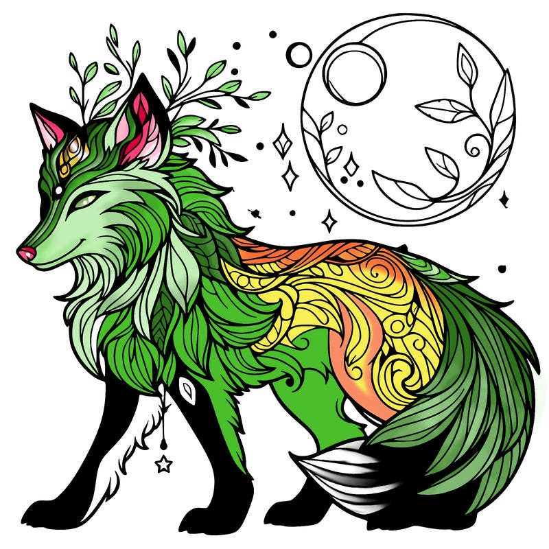 mystical wolf