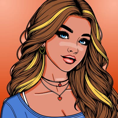 detailed realistic girl