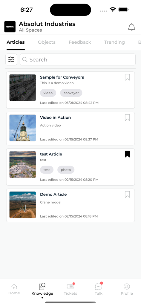 MEO Empresas Remote Assistance - Knowledge base screen of MEO Empresas Remote Assistance showing technical articles and video guides for field technicians