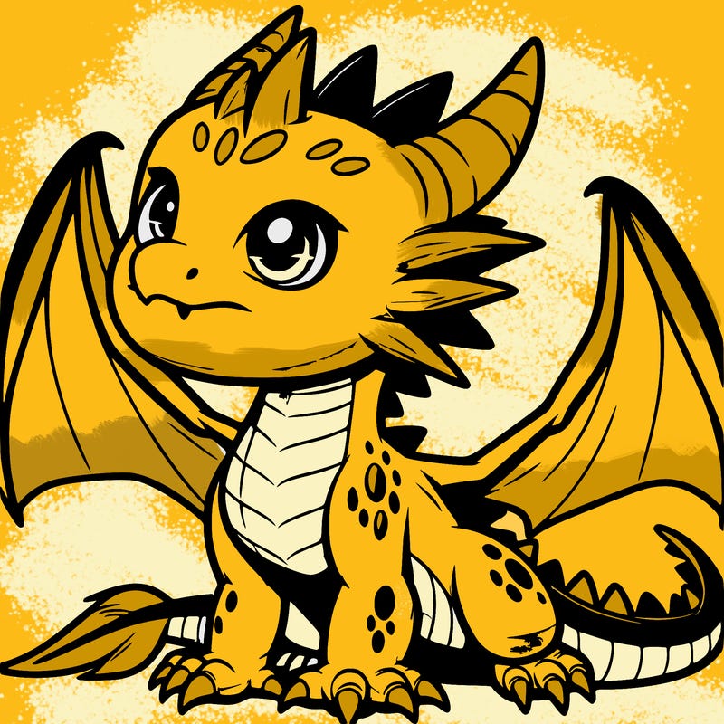 fierce baby night dragon
