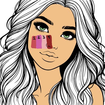 beautiful realistic girl