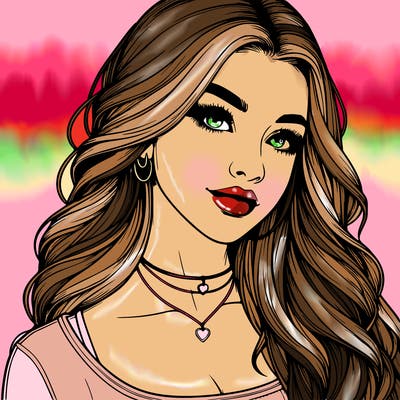 detailed realistic girl