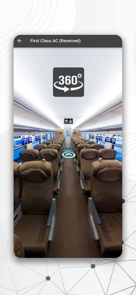 RDMNS.LK - Live Train Updates - 360 degree interior view of a Sri Lankan first class AC reserved train carriage