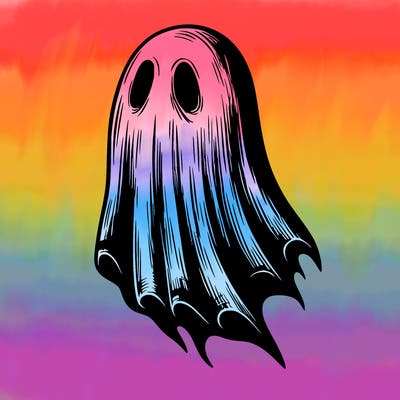 realistic creepy ghost