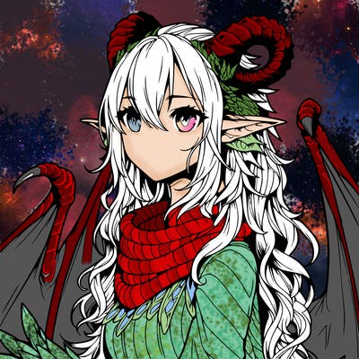 dragon girl realistic fantasy