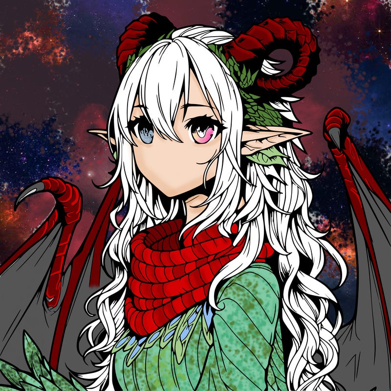 dragon girl realistic fantasy