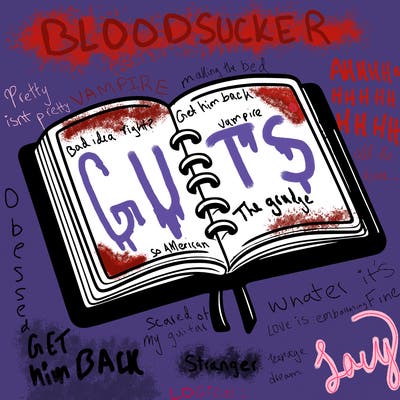 open note book blank