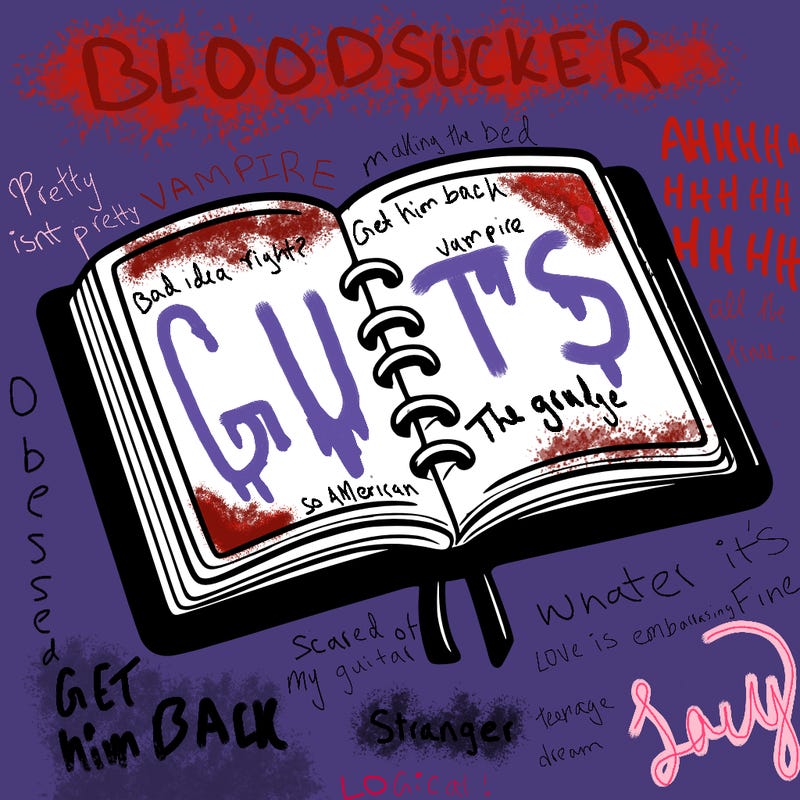 open note book blank