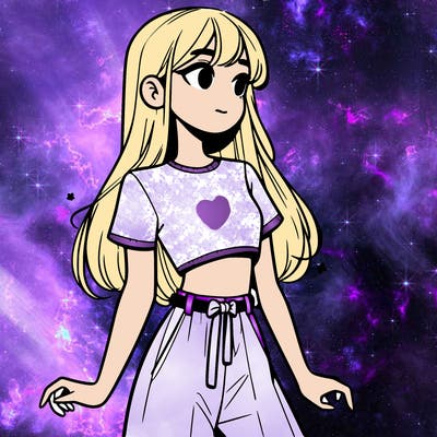 girl in a cute crop top