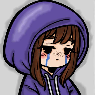 girl in hoodie