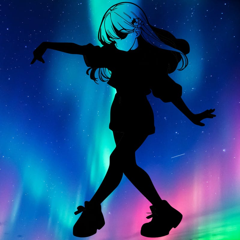 realistic girl danceing