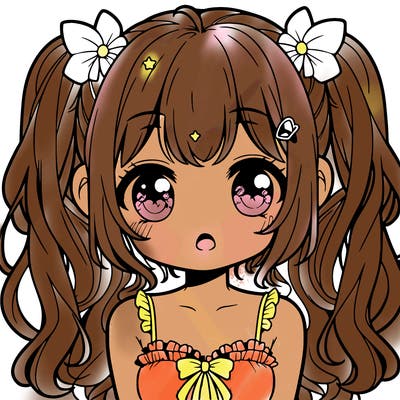 cute sweet anime girl