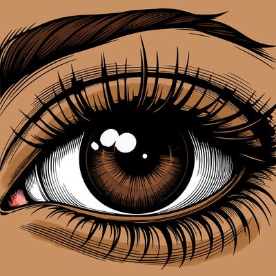 realistic eye