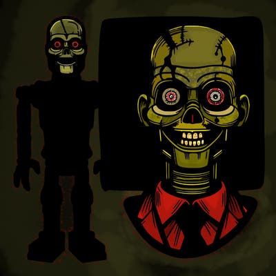 creepy animatronic